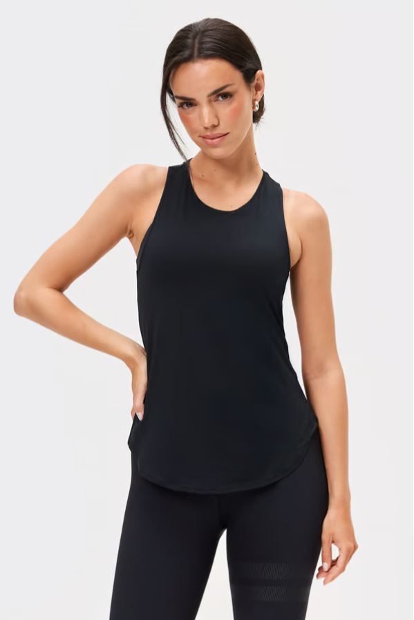 Stronger Airy Racerback Bolur Svartur