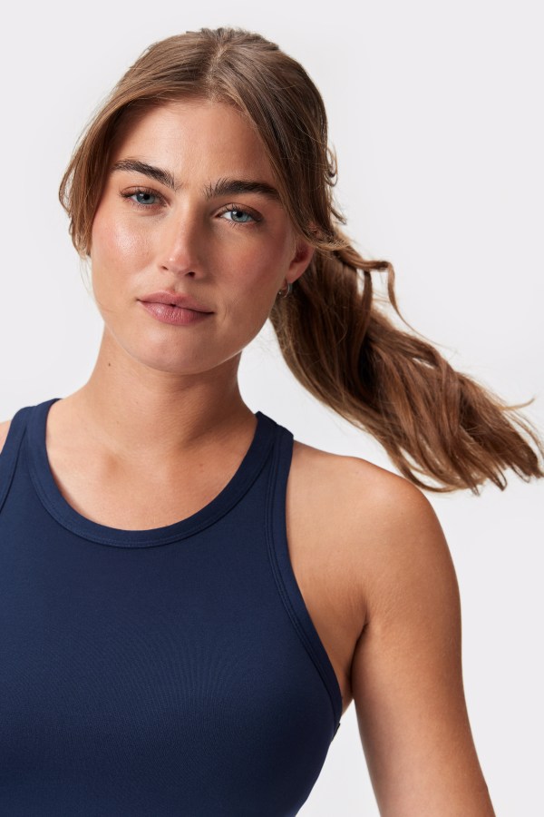 Stronger The One Hlýrabolur Dökkblár