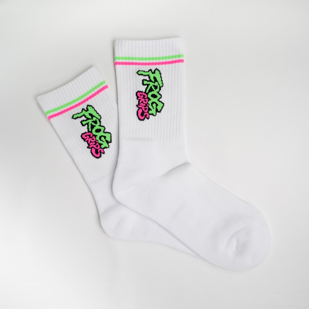 Frog Retro Sokkar Hvítir
