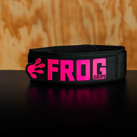 Frog Lyftingabelti Svart/Bleikt
