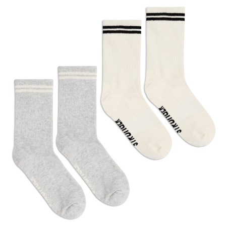 Stronger Essential Sokkar 2pk Grey Melange