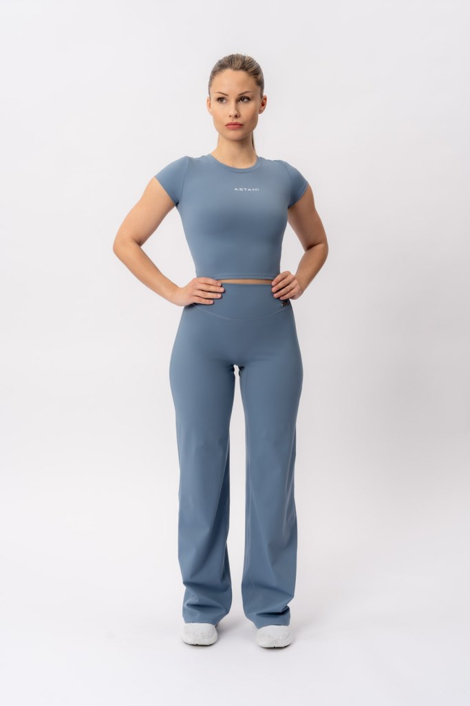 Astani Divine Wide Flared Tights Blue