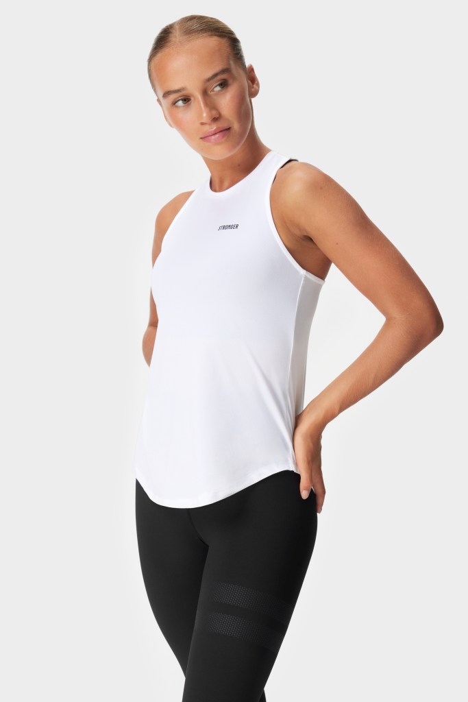Stronger Airy Racerback Bolur Hvítur